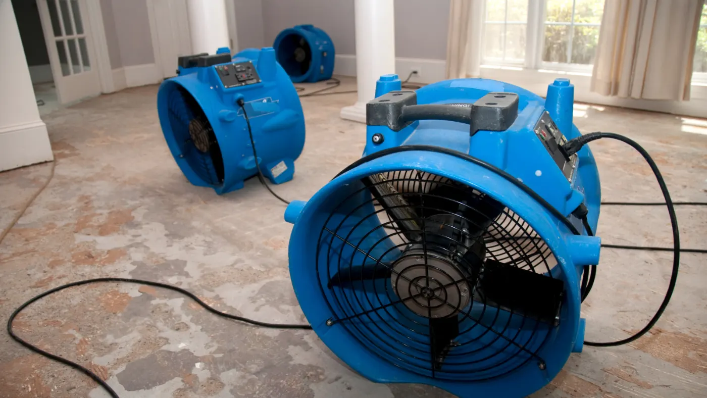 Affected material removal during Spyglass Falls sewage backup remediation